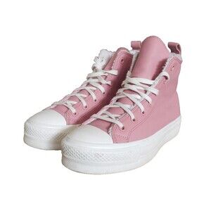 Converse Chuck Taylor All Star Lift Hi Rust Powder Pink Womens Size 9.5 A04256C